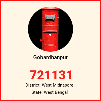 Gobardhanpur pin code, district West Midnapore in West Bengal