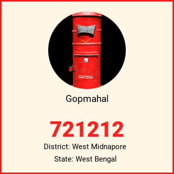 Gopmahal pin code, district West Midnapore in West Bengal