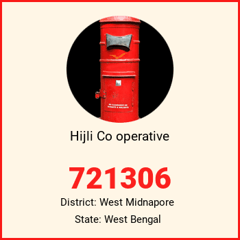 Hijli Co operative pin code, district West Midnapore in West Bengal