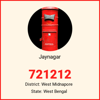 Jaynagar pin code, district West Midnapore in West Bengal