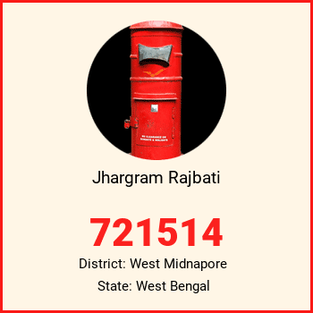 Jhargram Rajbati pin code, district West Midnapore in West Bengal