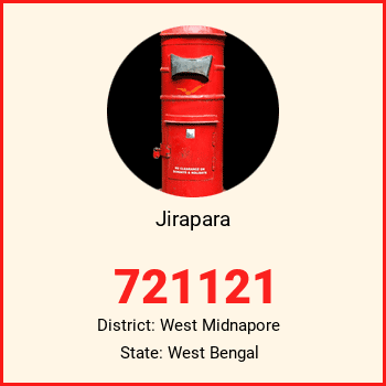 Jirapara pin code, district West Midnapore in West Bengal