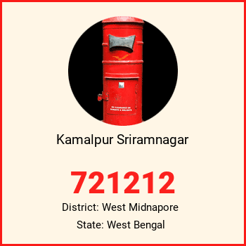Kamalpur Sriramnagar pin code, district West Midnapore in West Bengal