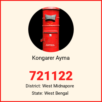 Kongarer Ayma pin code, district West Midnapore in West Bengal