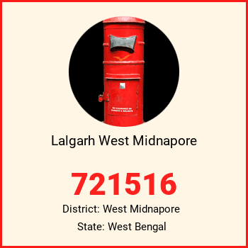 Lalgarh West Midnapore pin code, district West Midnapore in West Bengal