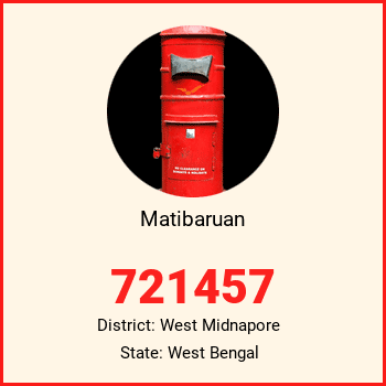 Matibaruan pin code, district West Midnapore in West Bengal