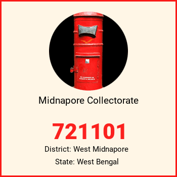 Midnapore Collectorate pin code, district West Midnapore in West Bengal