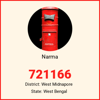 Narma pin code, district West Midnapore in West Bengal