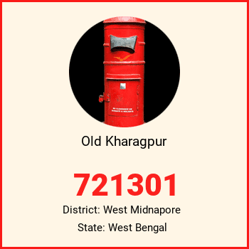 Old Kharagpur pin code, district West Midnapore in West Bengal