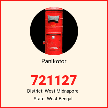 Panikotor pin code, district West Midnapore in West Bengal