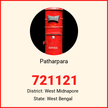 Patharpara pin code, district West Midnapore in West Bengal