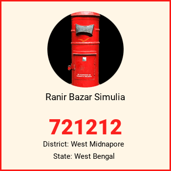 Ranir Bazar Simulia pin code, district West Midnapore in West Bengal