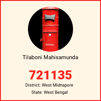 Tilaboni Mahisamunda pin code, district West Midnapore in West Bengal