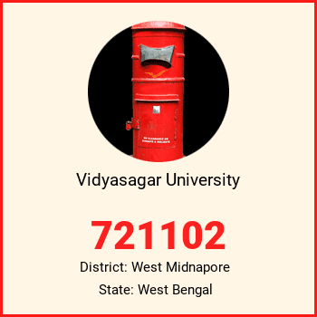 Vidyasagar University pin code, district West Midnapore in West Bengal